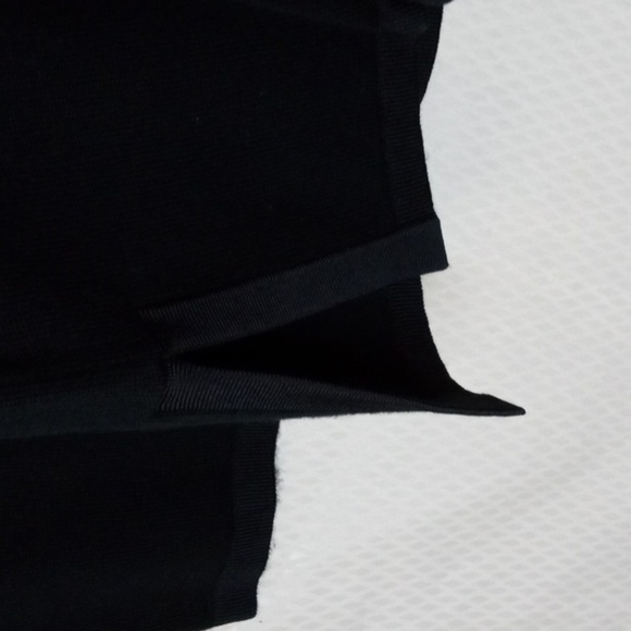 Liz Claiborne V-Neck Beaded Knit Tunic sz M Black Pre-owned - Picture 3 of 10